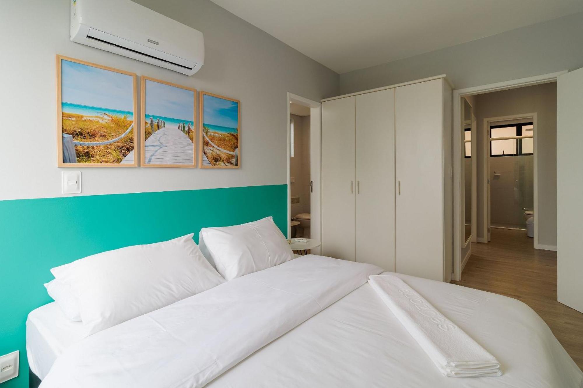 Apartamento Apto Frente Mar Com Vista A Ilha Cca201 *
